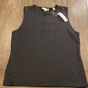 Vince Black Sleeveless Crewneck Tank Top size medium